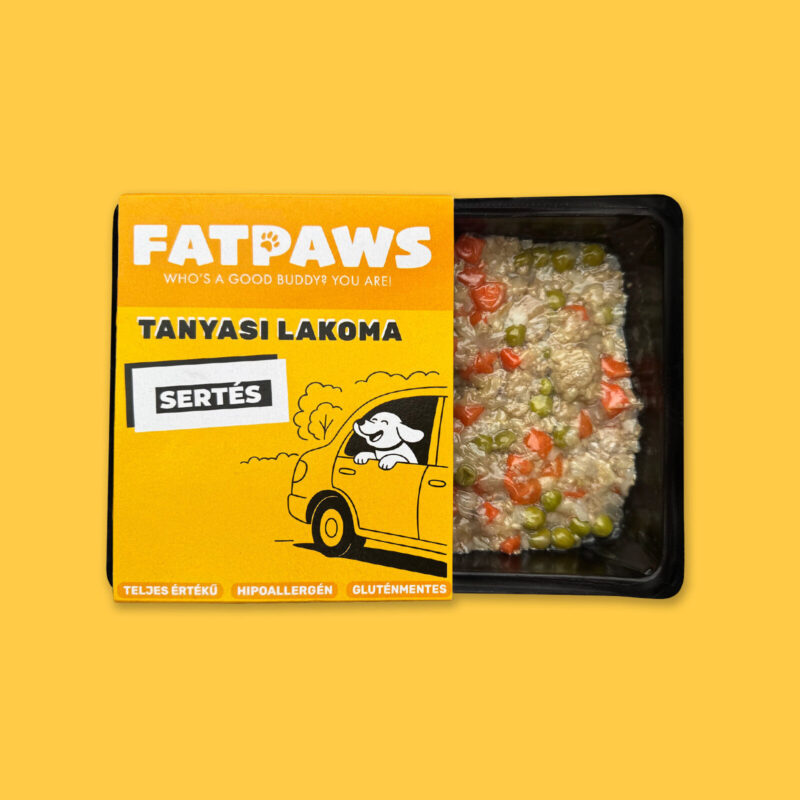 Fatpaws friss kutyaeledel teljesértékű Tanyasi lakoma Sertéshússal