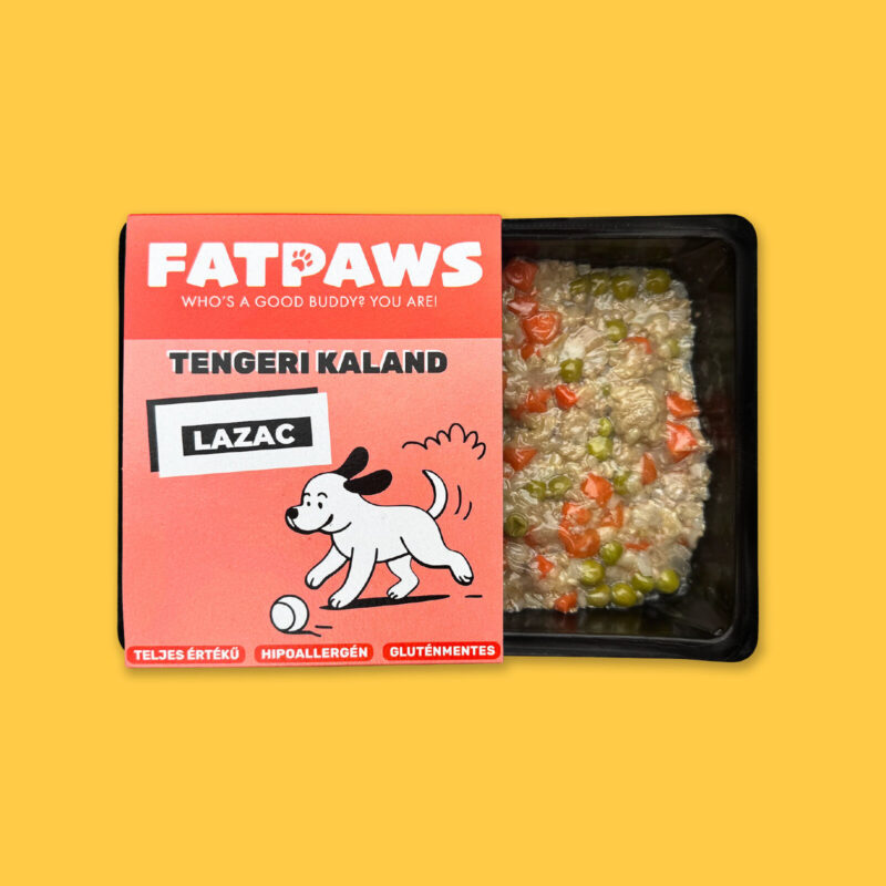 Fatpaws friss kutyaeledel teljesértékű Tengeri kaland Lazaccal